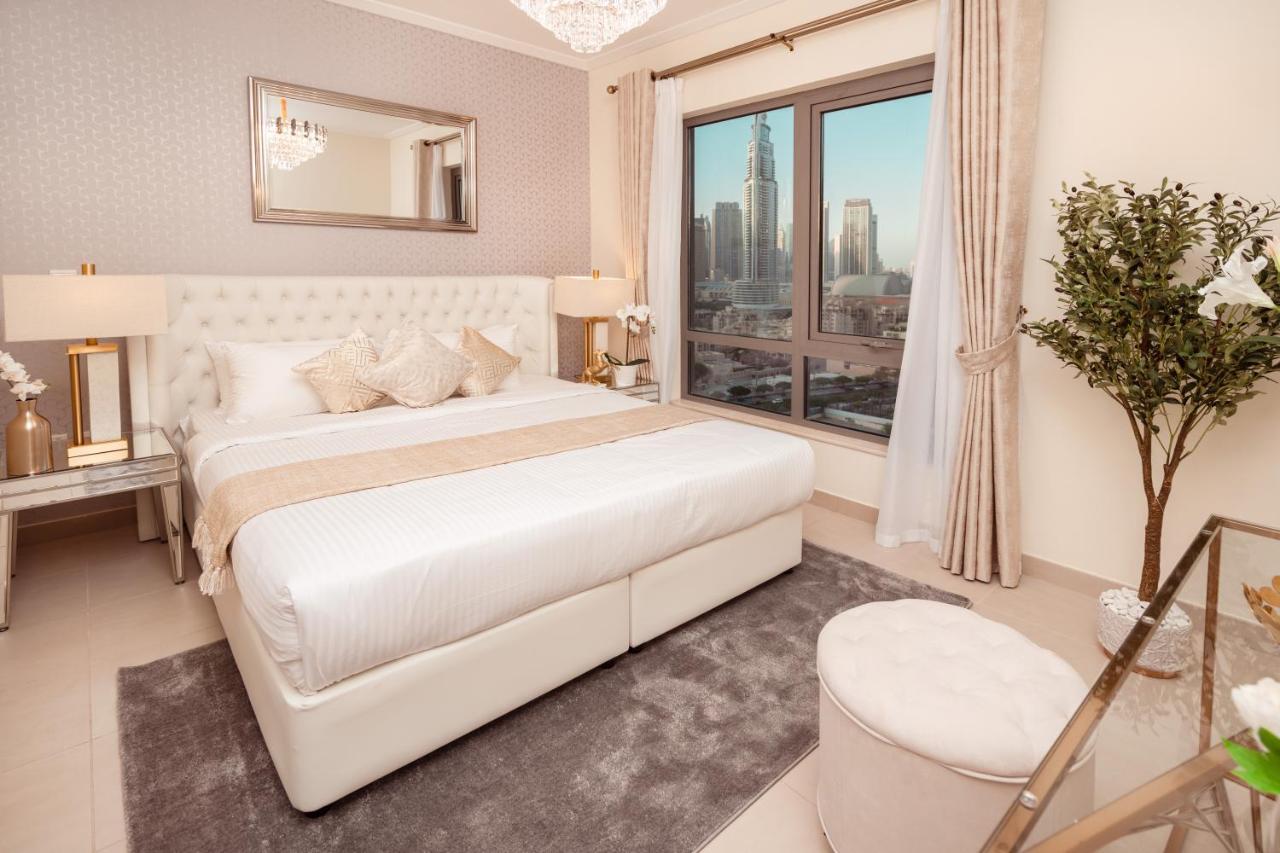 Elite Royal Apartment - Panoramic Full Burj Khalifa, Fountain & Skyline View - Baron Dubai Dış mekan fotoğraf