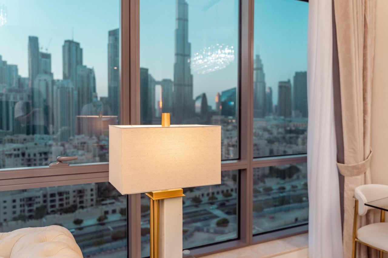 Elite Royal Apartment - Panoramic Full Burj Khalifa, Fountain & Skyline View - Baron Dubai Dış mekan fotoğraf
