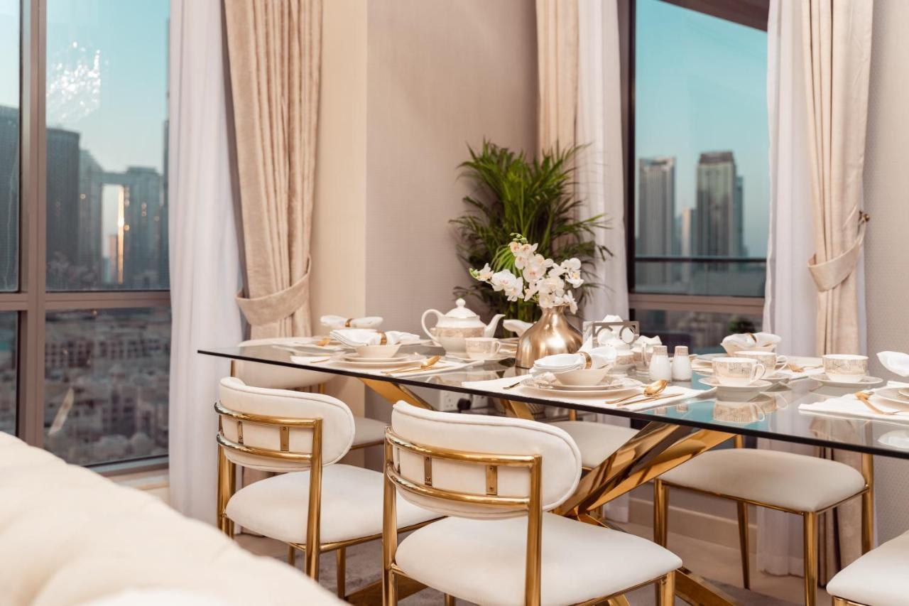 Elite Royal Apartment - Panoramic Full Burj Khalifa, Fountain & Skyline View - Baron Dubai Dış mekan fotoğraf