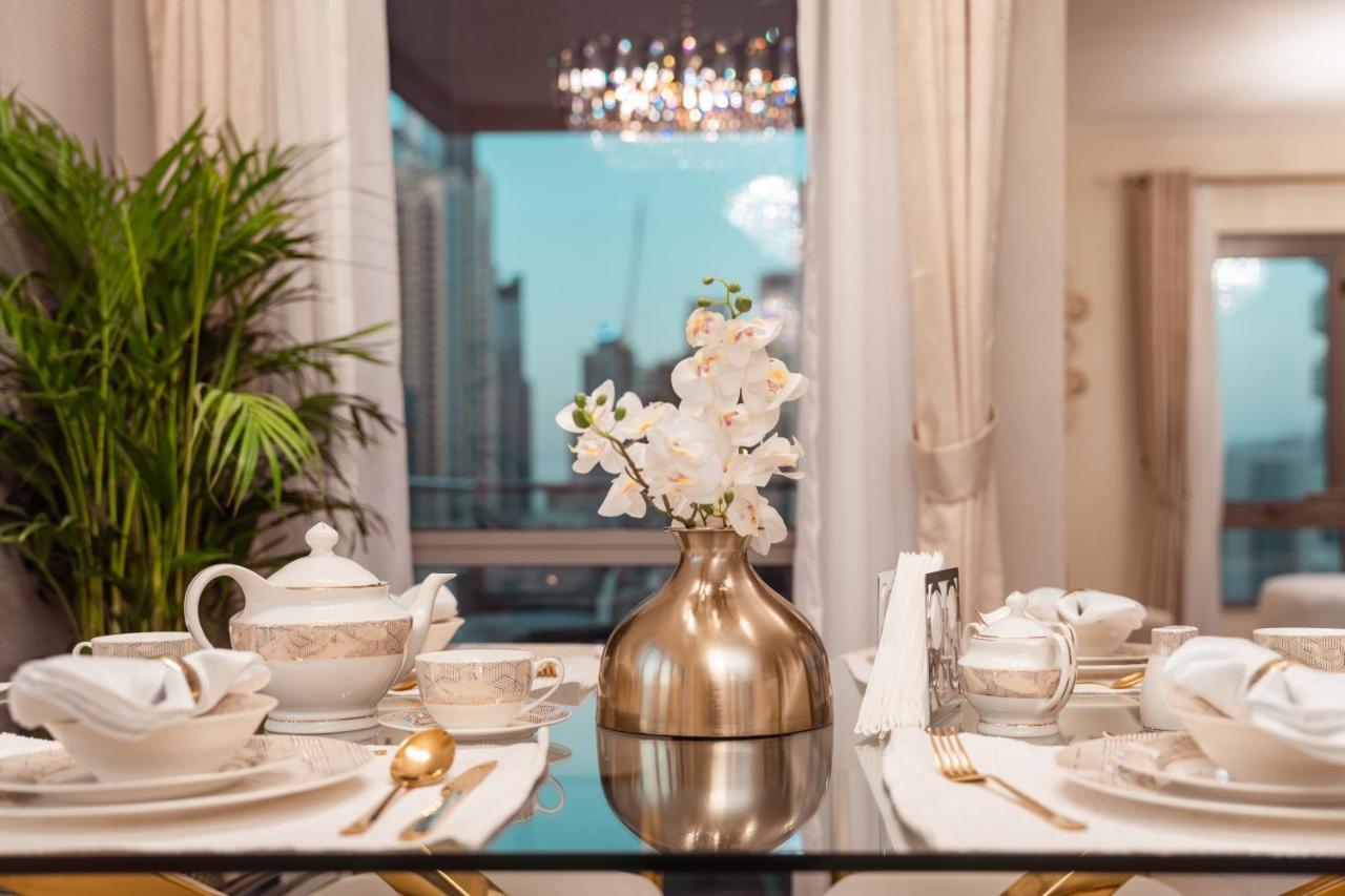 Elite Royal Apartment - Panoramic Full Burj Khalifa, Fountain & Skyline View - Baron Dubai Dış mekan fotoğraf
