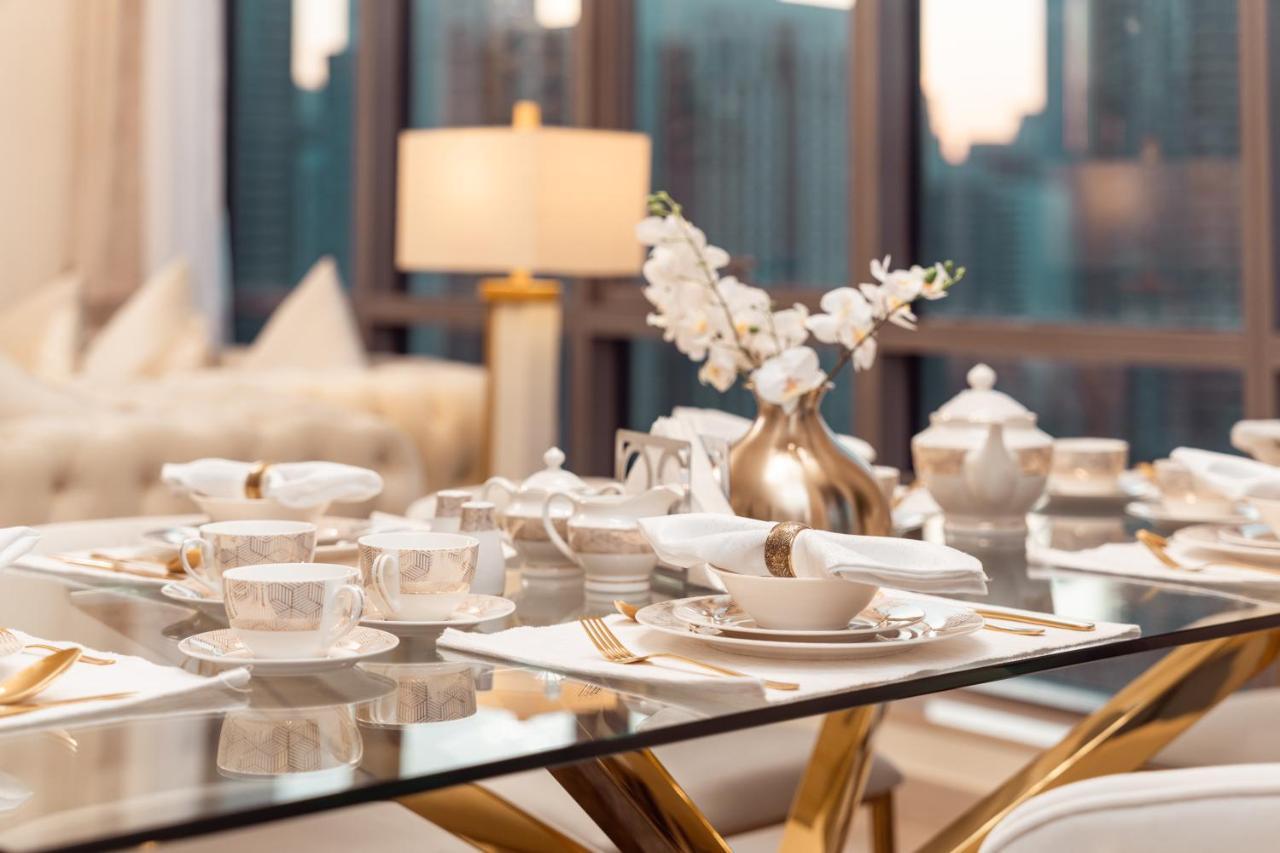 Elite Royal Apartment - Panoramic Full Burj Khalifa, Fountain & Skyline View - Baron Dubai Dış mekan fotoğraf